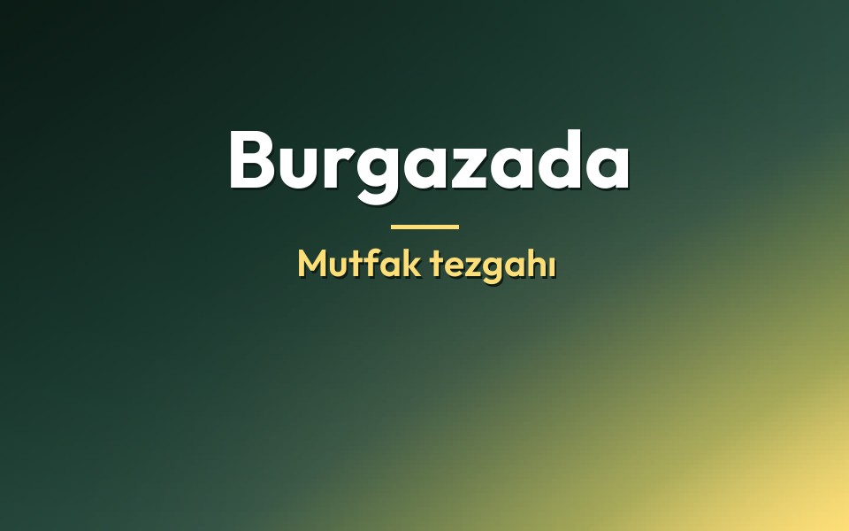 Burgazada Mutfak tezgahı