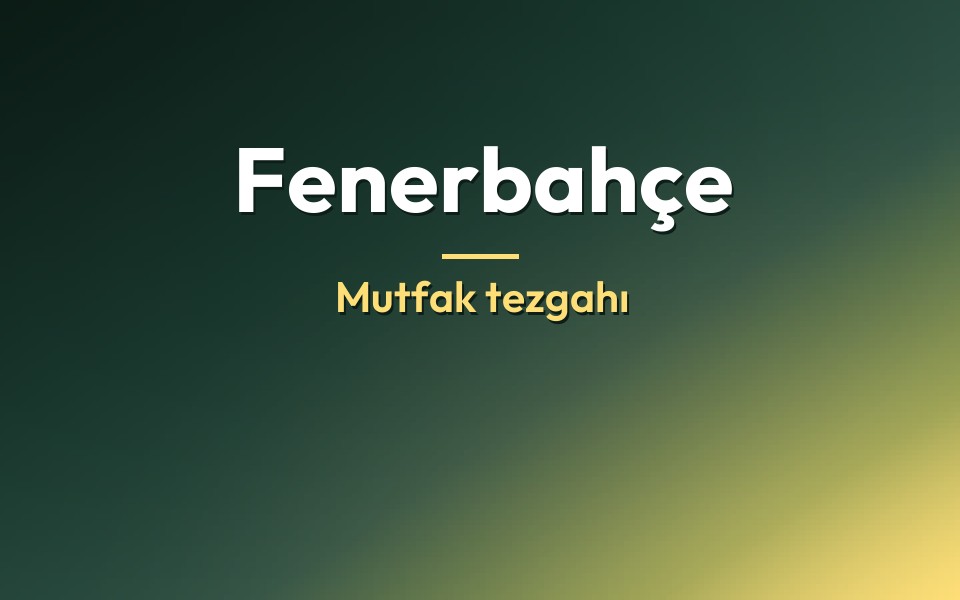 Fenerbahçe Mutfak tezgahı